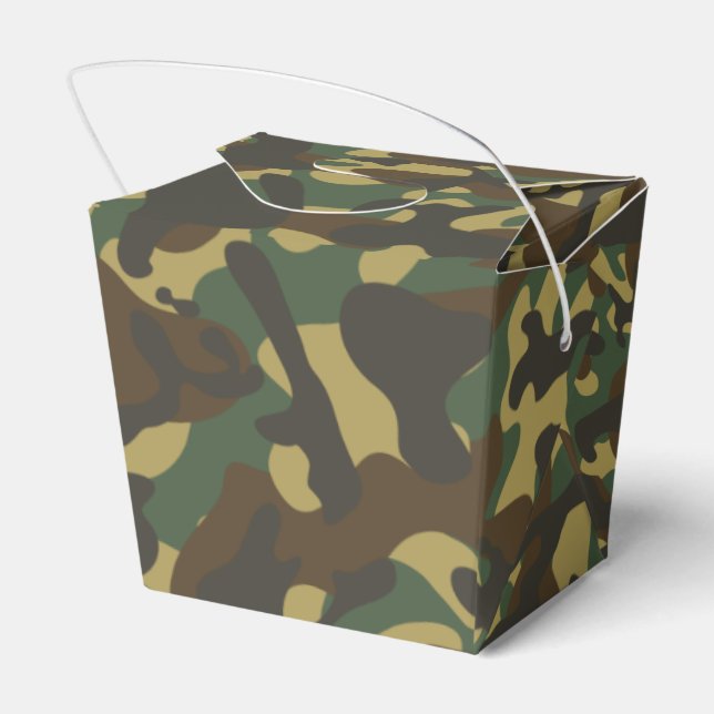 Forest Camouflage Geschenkschachtel (Rückseite)