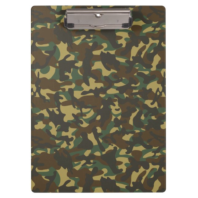 Forest Camouflage Klemmbrett (Vorderseite)