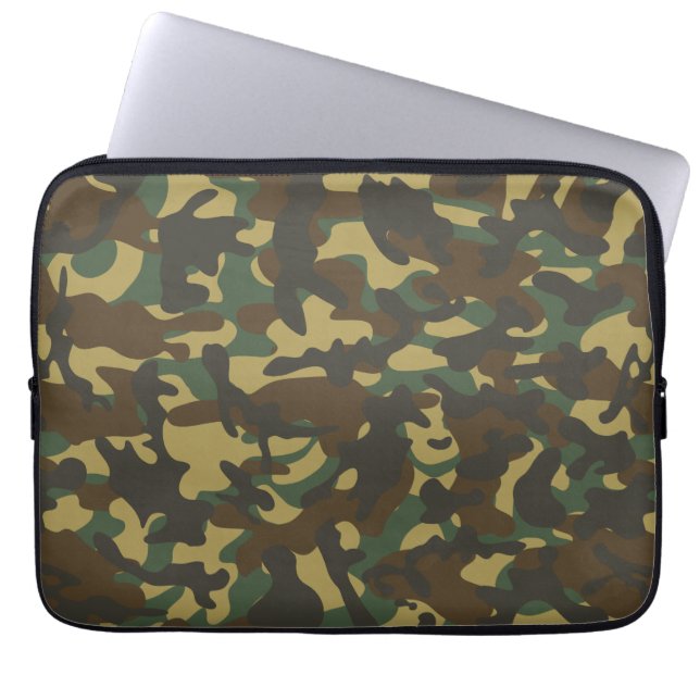 Forest Camouflage Laptopschutzhülle (Vorderseite)