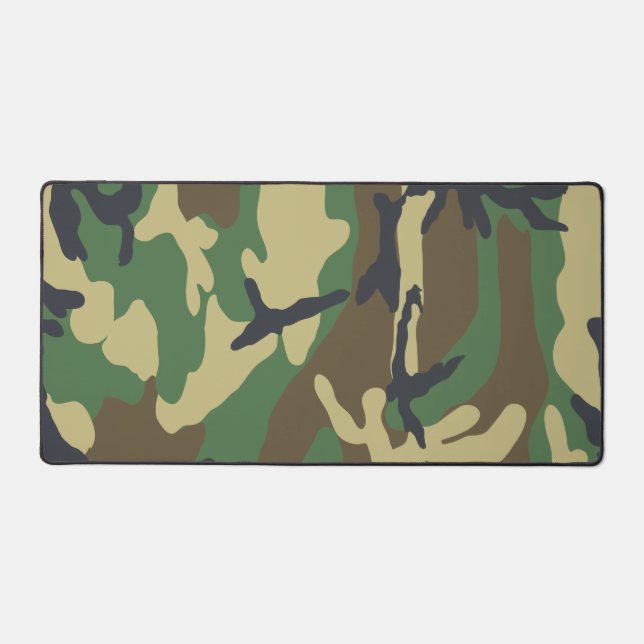 Forest Camouflage Masculine Schreibtischunterlage (Vorderseite)