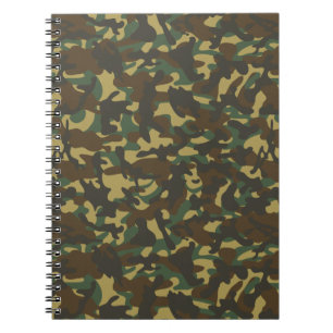 Forest Camouflage Notizblock
