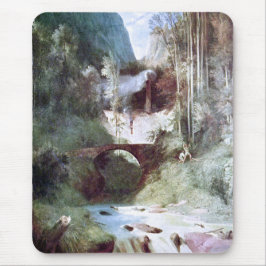 Forest Canyon (von Carl Blechen) Mousepad