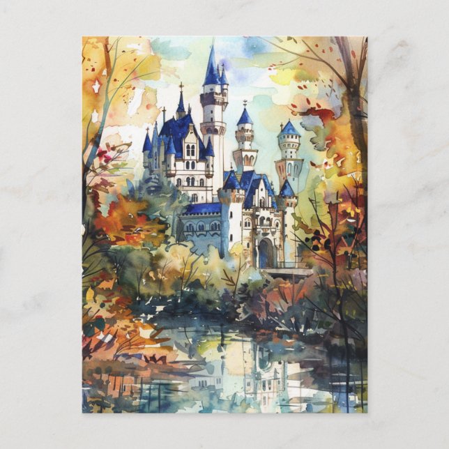 Forest Castle Postkarte (Vorderseite)