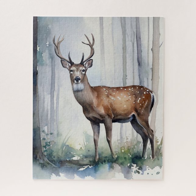 Forest Deer Puzzle (Vertikal)