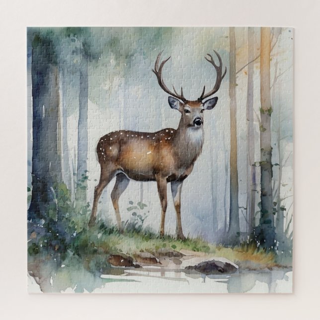 Forest Deer Puzzle (Vertikal)