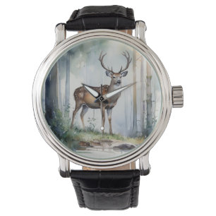 Forest Deer Watch Armbanduhr