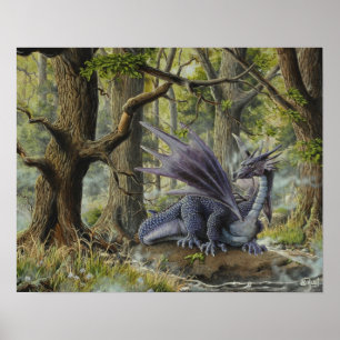 Forest Dragon -  by Marc-André Huot Poster