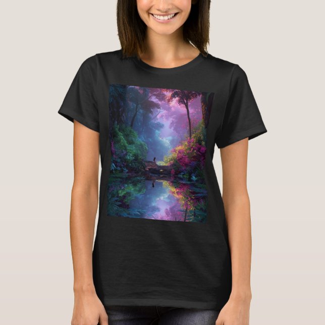 Forest Fairy by the Lake T-Shirt (Vorderseite)