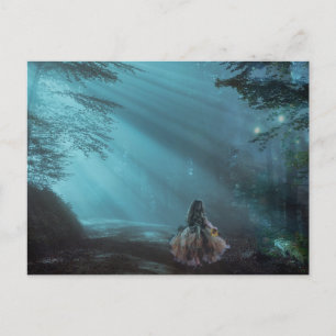 Forest Fairy Fantasy Postcard Postkarte