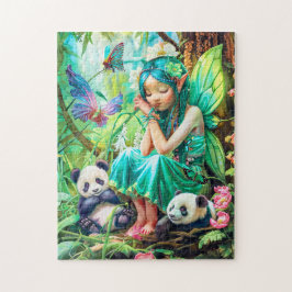 Forest Fairy mit Gentle Pandas Puzzle