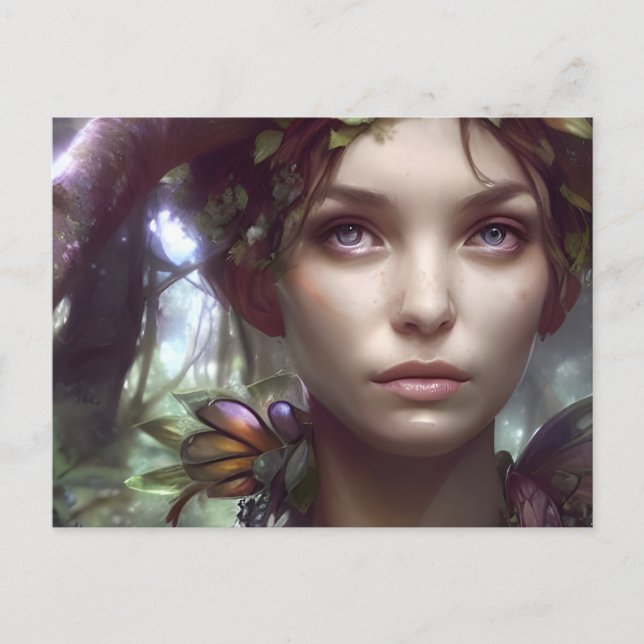 Forest Fairy Postkarte (Vorderseite)