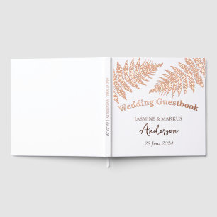 Forest Ferns Outdoor Wedding Gästebuch