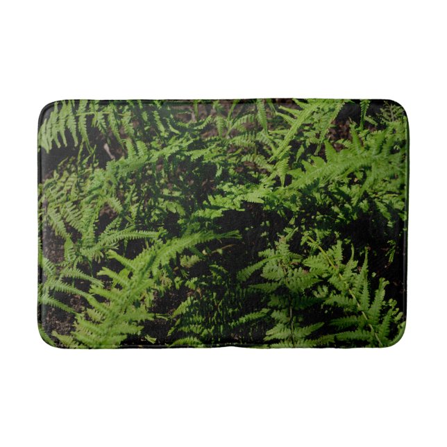 Forest Floor Ferns Badematte (Vorderseite)
