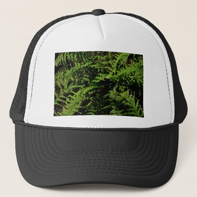 Forest Floor Ferns Truckerkappe (Vorderseite)