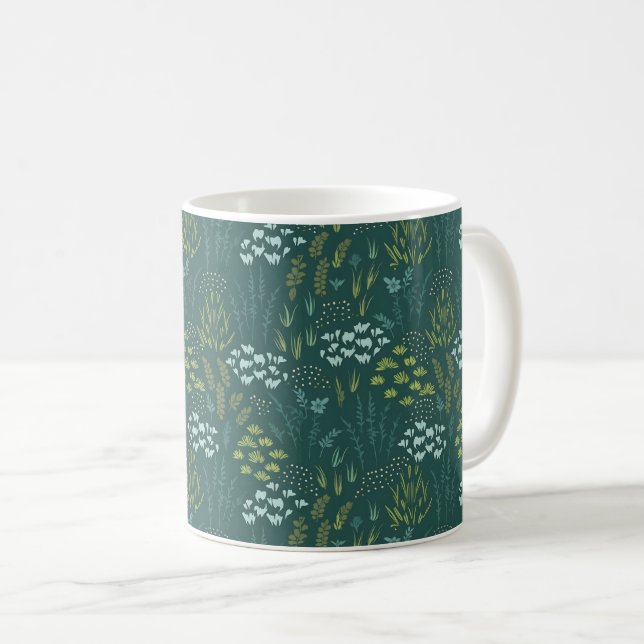 Forest Floral Kaffeetasse (VorderseiteRechts)