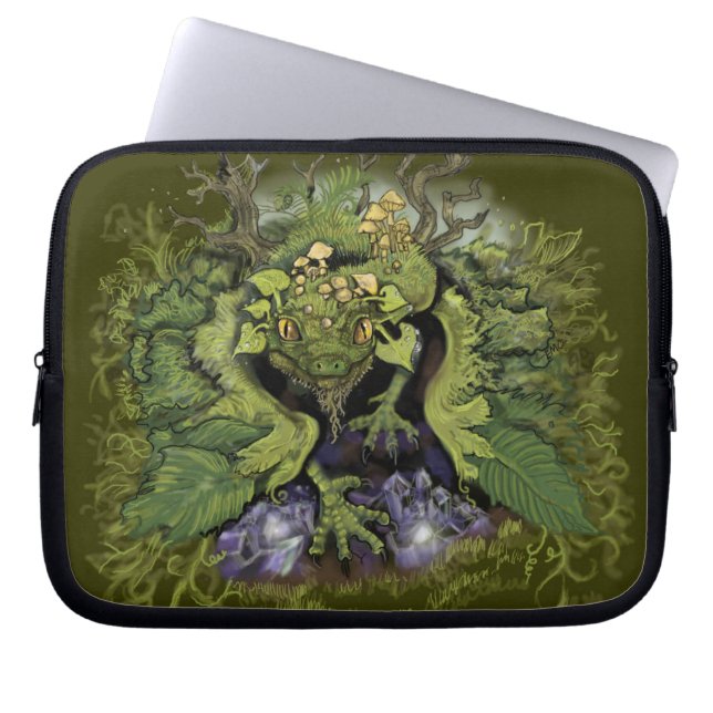Forest Foliage Dragon~Laptop-Gehäuse Laptopschutzhülle (Vorderseite)