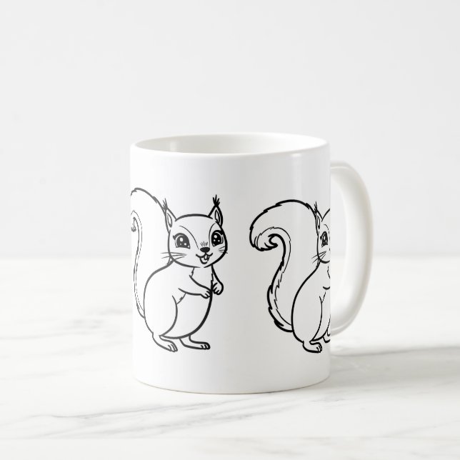 Forest Friends Art Print Kaffeetasse (VorderseiteRechts)