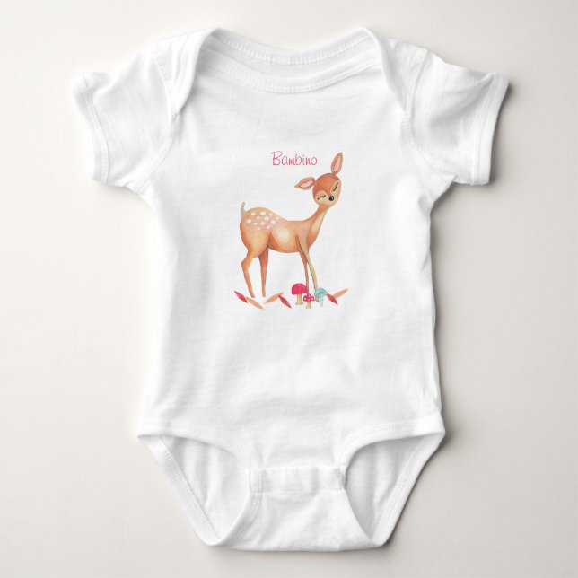Forest Friends Baby Bodysuit Baby Strampler (Vorderseite)