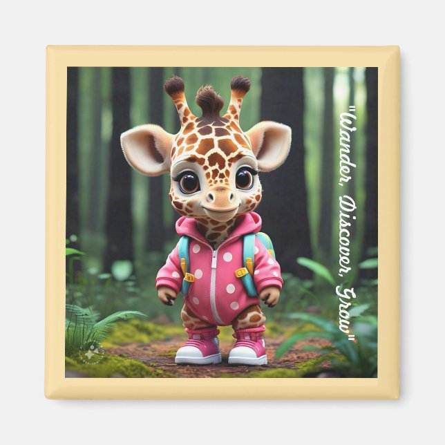 "Forest Fun with Gerald" Magnet (Vorne)