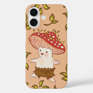 Forest Fungi Friend Niedlich Mushroom Fairy iPhone 16 Hülle
