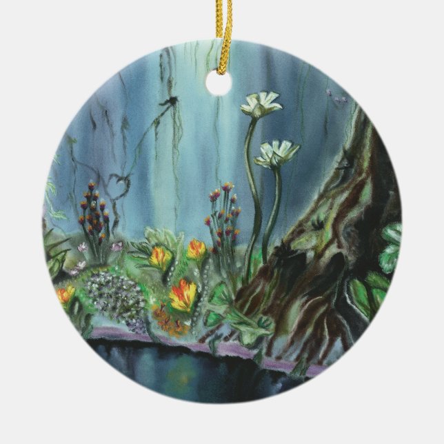 Forest Garden Keramik Ornament (Vorne)