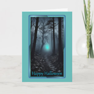 Forest Glow Halloween Card Karte