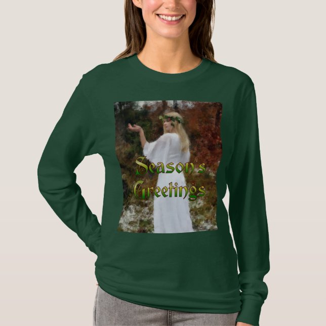 Forest Goddess - Grüße der Saison T-Shirt (Vorderseite)