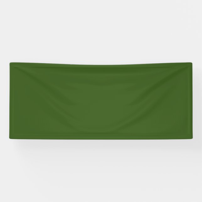 Forest Green #325513, Cactus Vinylbanner Banner (Horizontal)