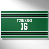 Forest Green Black Team Jersey Name