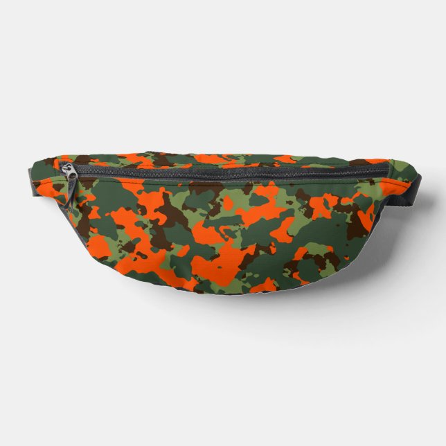 Forest Green Blaze Orange Camouflage Bauchtasche (Ablage )