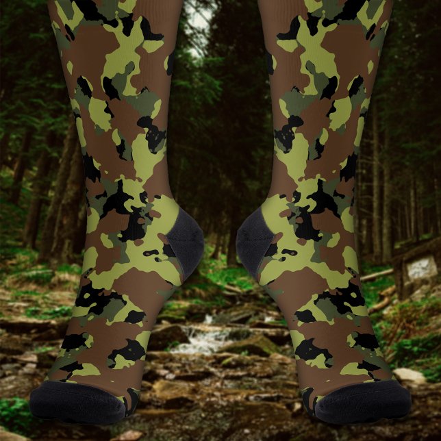 Forest Green Camouflage Socks Socken (Von Creator hochgeladen)