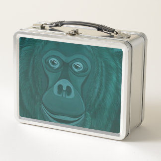 Forest Green-Orang-Utan Lunchbox