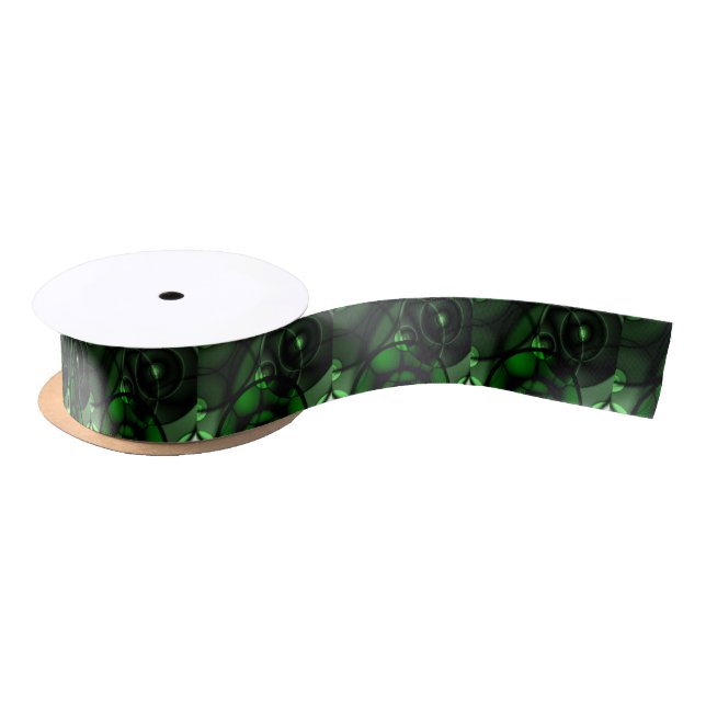 Forest Green Satinband (Spule)