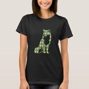 Forest Green Square und Diamond Checkered Fux T-Shirt