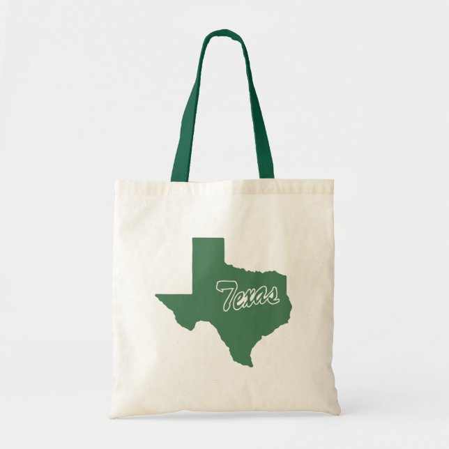 Forest Green Staat Texas Tote Bag Tragetasche (Vorne)
