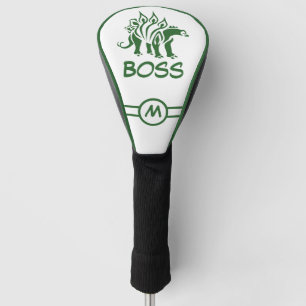 Forest Green Stegosaurus Spiked Dinosaurier Golf Headcover