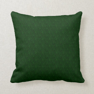 Forest Green Texture Print Pillow 16x16 Kissen