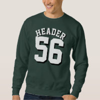 Forest Green u. weißer Sport-Jersey-Entwurf der