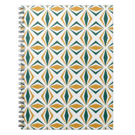 Forest Green und Gold Diamond Spirale Notebook Notizblock