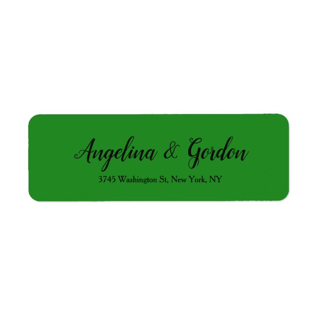 Forest Green Wedding Beruflich Elegant (Vorne)