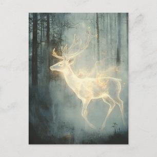 Forest Guardian Deer Spirit Feiertagspostkarte