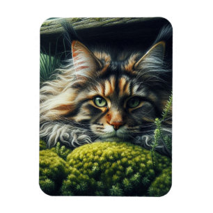 Forest Guardian Feline Magnet