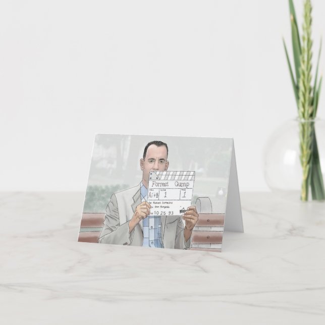 Forest Gump card Einladung (Vorderseite)
