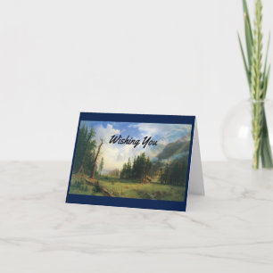 Forest Happy Birthday Vater Karte