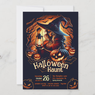 Forest Hexe Halloween Einladung
