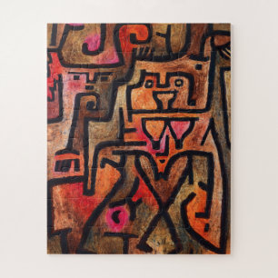 Forest Hexe, Paul Klee Abstrakte Kunst Puzzle