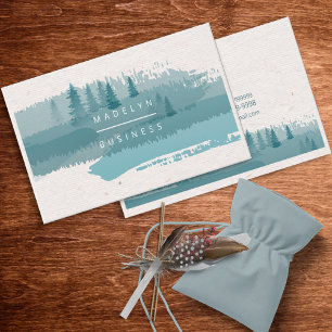 Forest Hills Watercolor-ID955 Visitenkarte