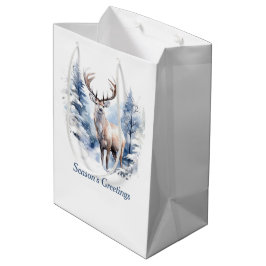 Forest King Holiday Mittlere Geschenktüte