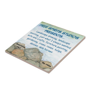 Forest Lake Art Tile Fliese