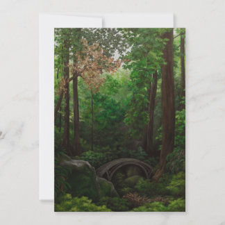 Forest Landscape Painting Grußkarte
